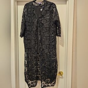 NWOT Black Lace Pantsuit